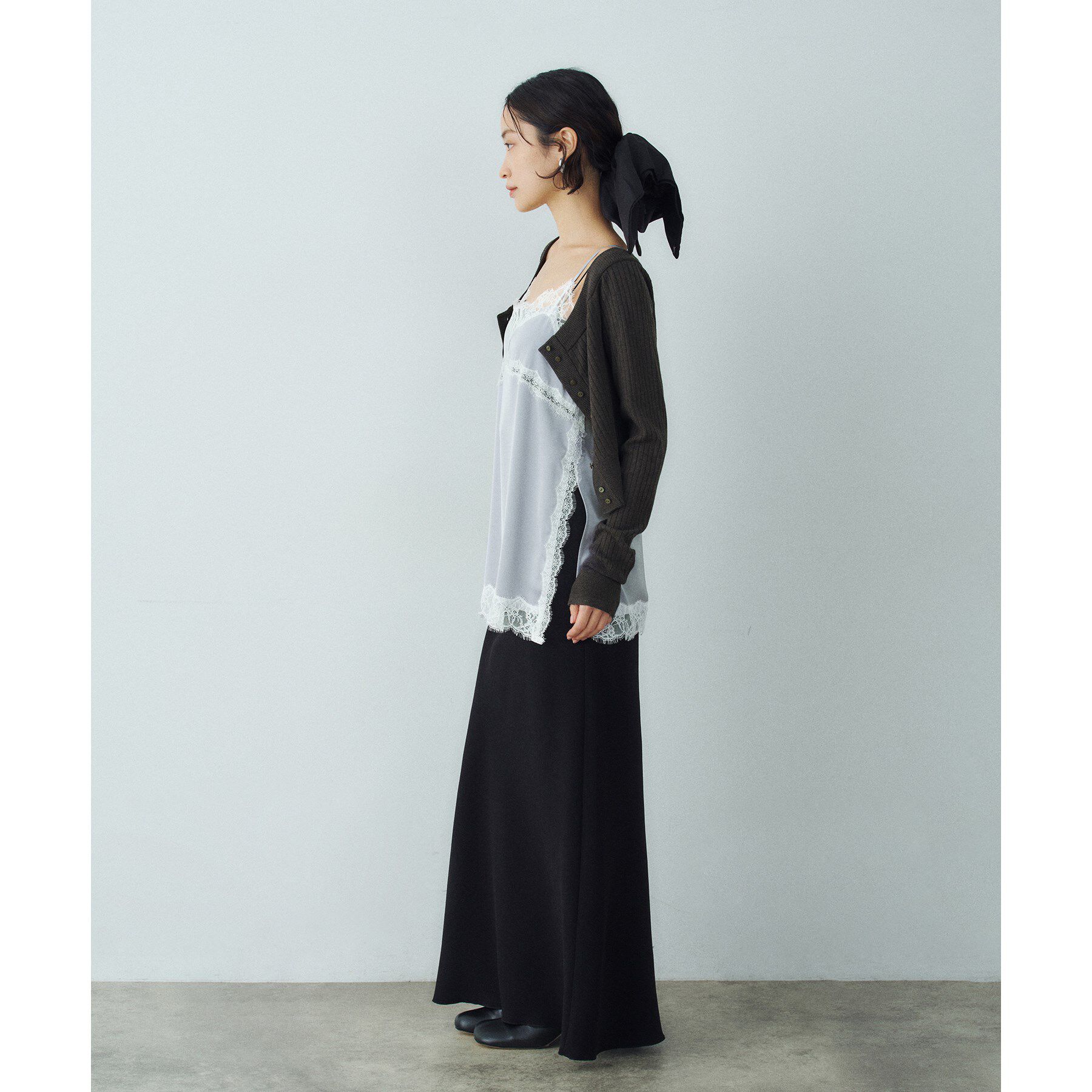 CODE A「lingerie mood lace cami」|シャツ・ブラウス|