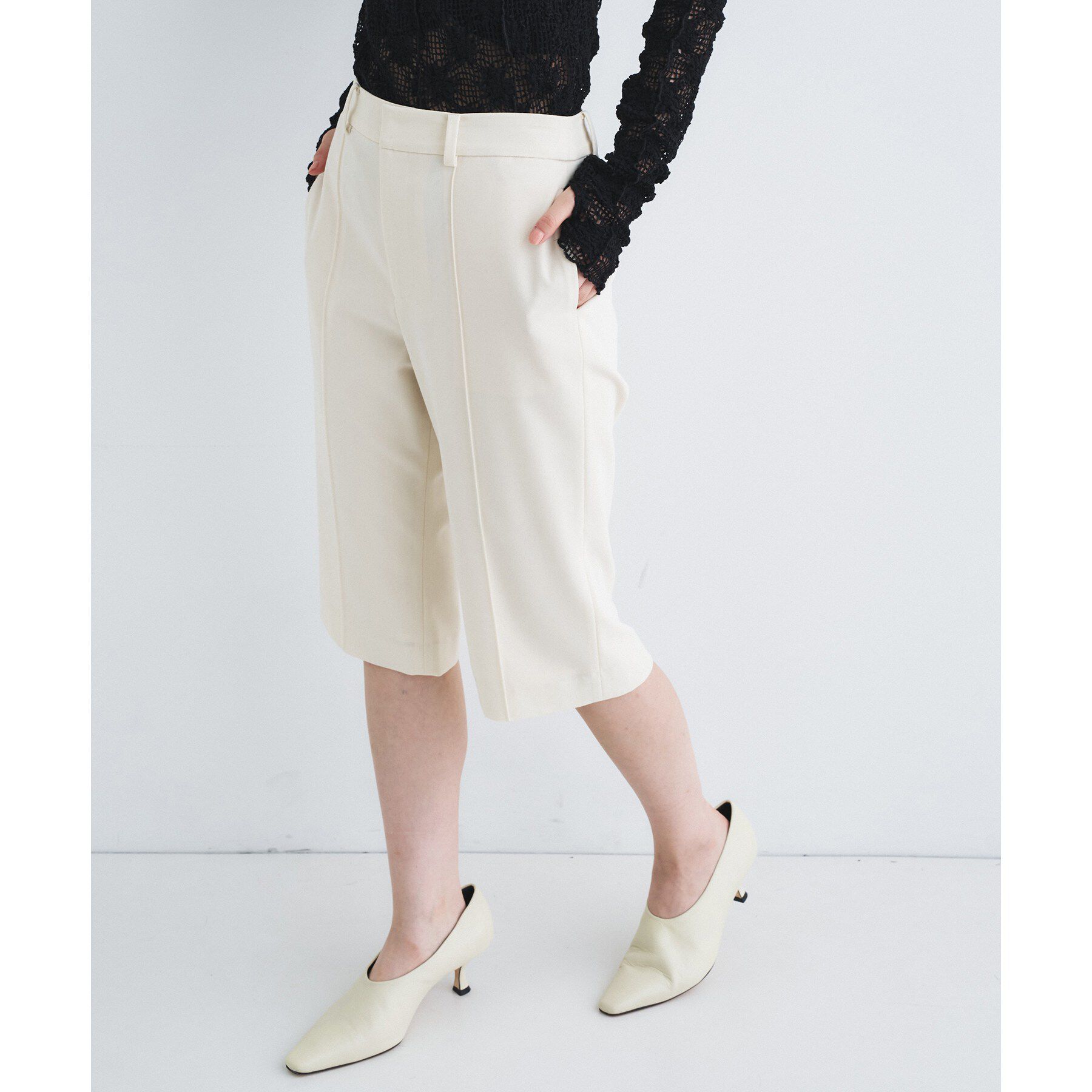 CODE A「cropped pants」|その他|アイボリー(004)