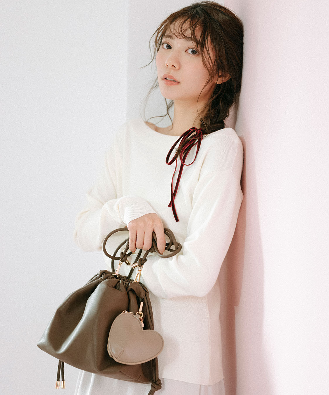 COCO DEAL「オフショルギャザーニット」|ニット・セーター|