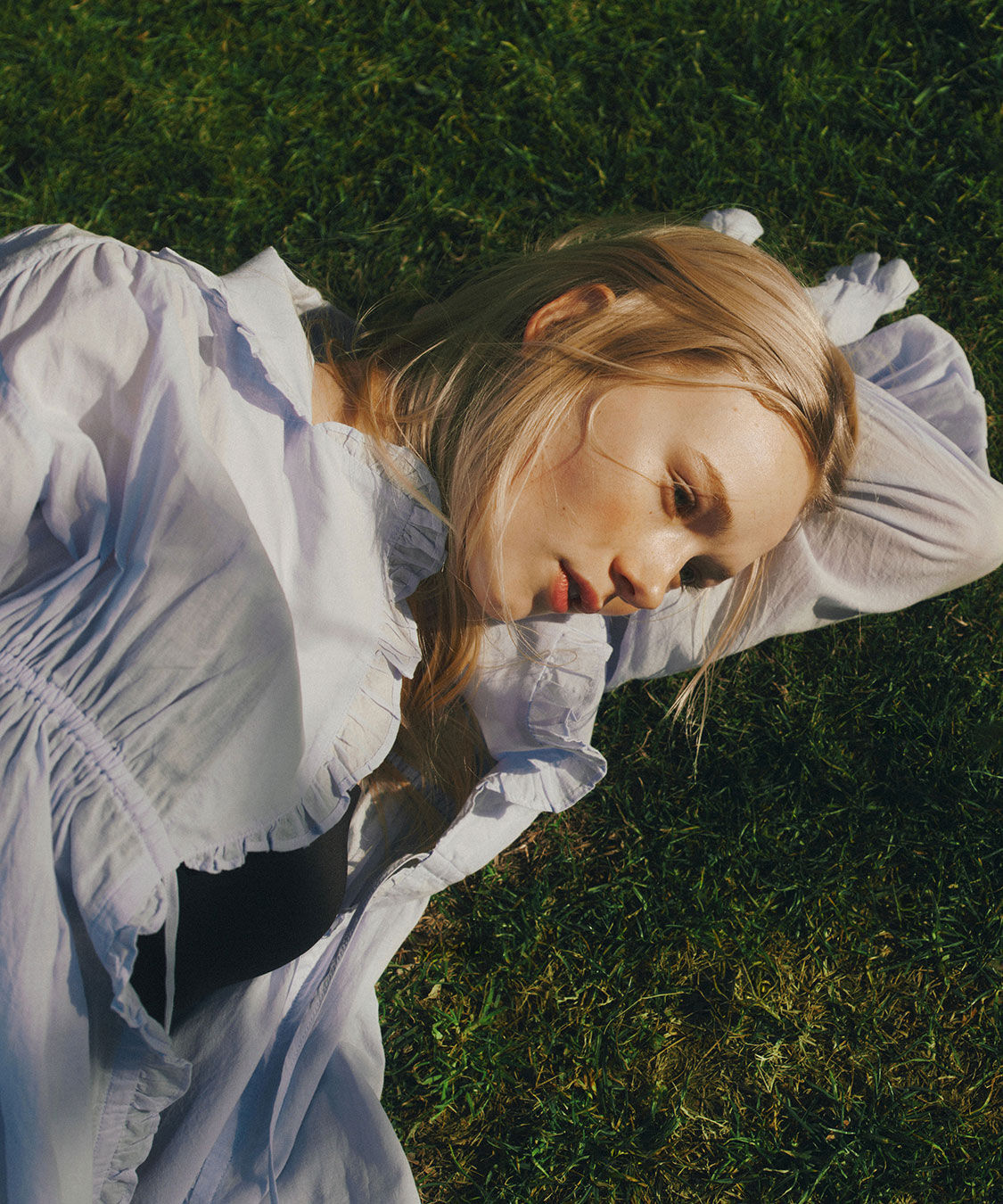 COCO DEAL「オープンカラーフリルブラウス」|シャツ・ブラウス|