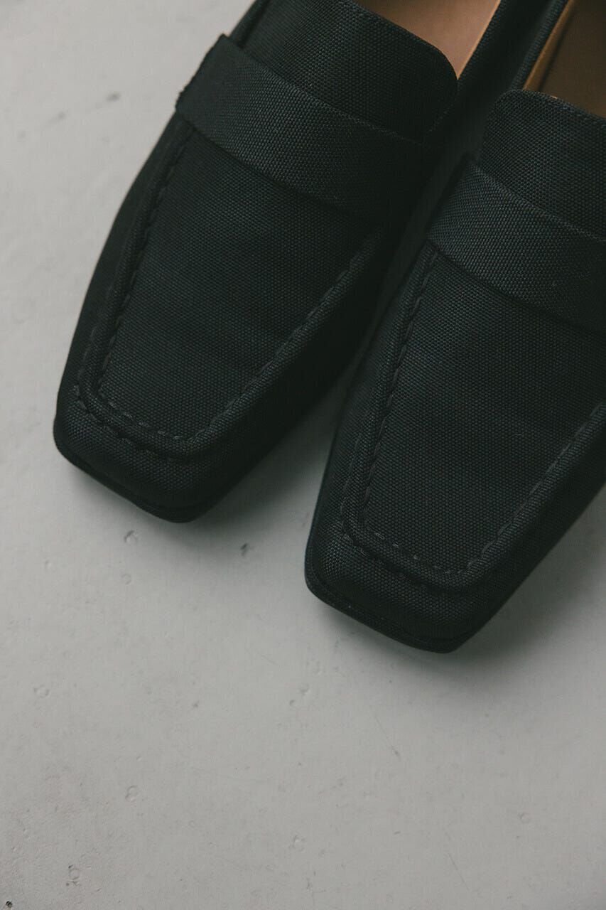 STYLEMIXER「キャンバススクエアローファー」|ローファー|