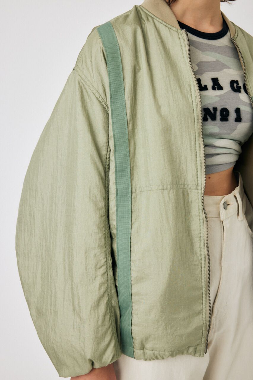 MOUSSY「BOMBER LIGHT ジャケット」|ブルゾン・スタジャン|