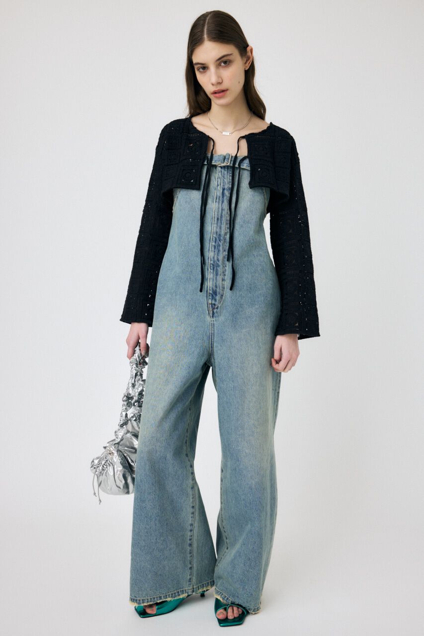 MOUSSY「CROCHET カーディガン」|カーディガン|