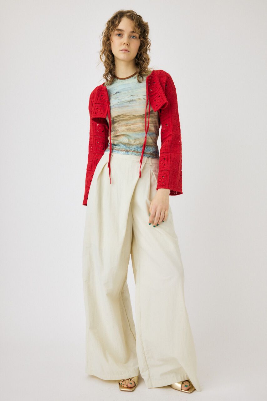 MOUSSY「CROCHET カーディガン」|カーディガン|