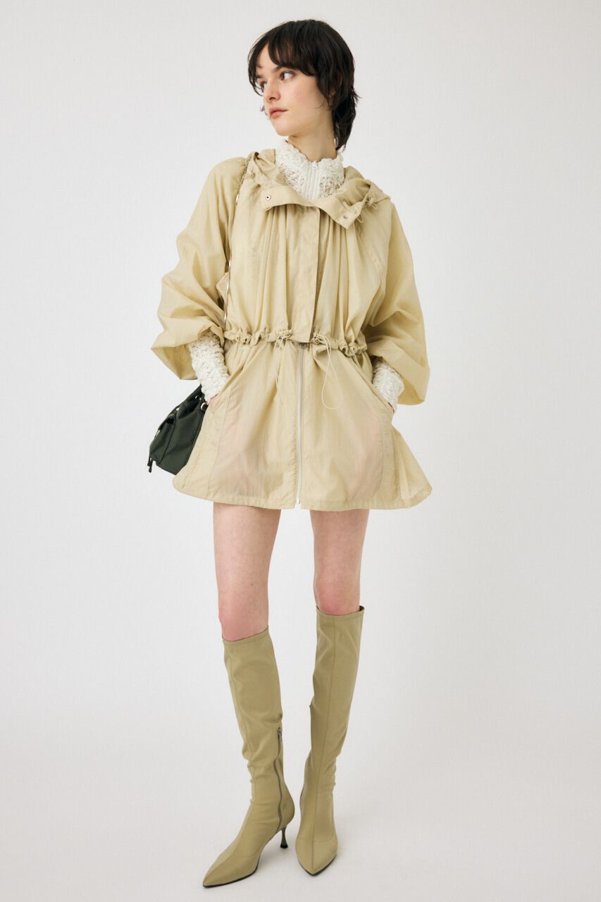 MOUSSY「2WAY SEMI SHEER ジャケット」|その他|L/BEG1