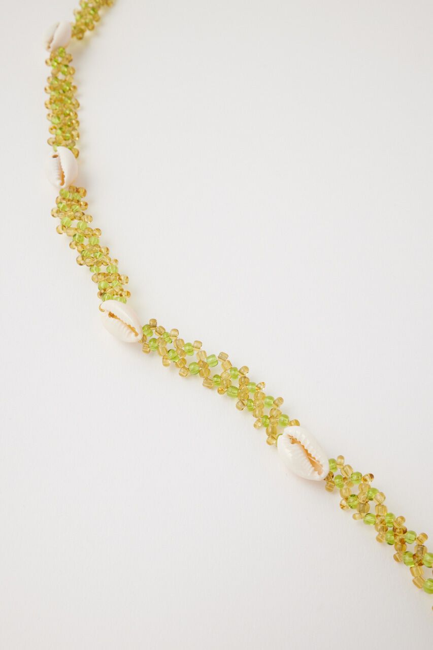 MOUSSY「BEADED SHELL チョーカー」|ネックレス|