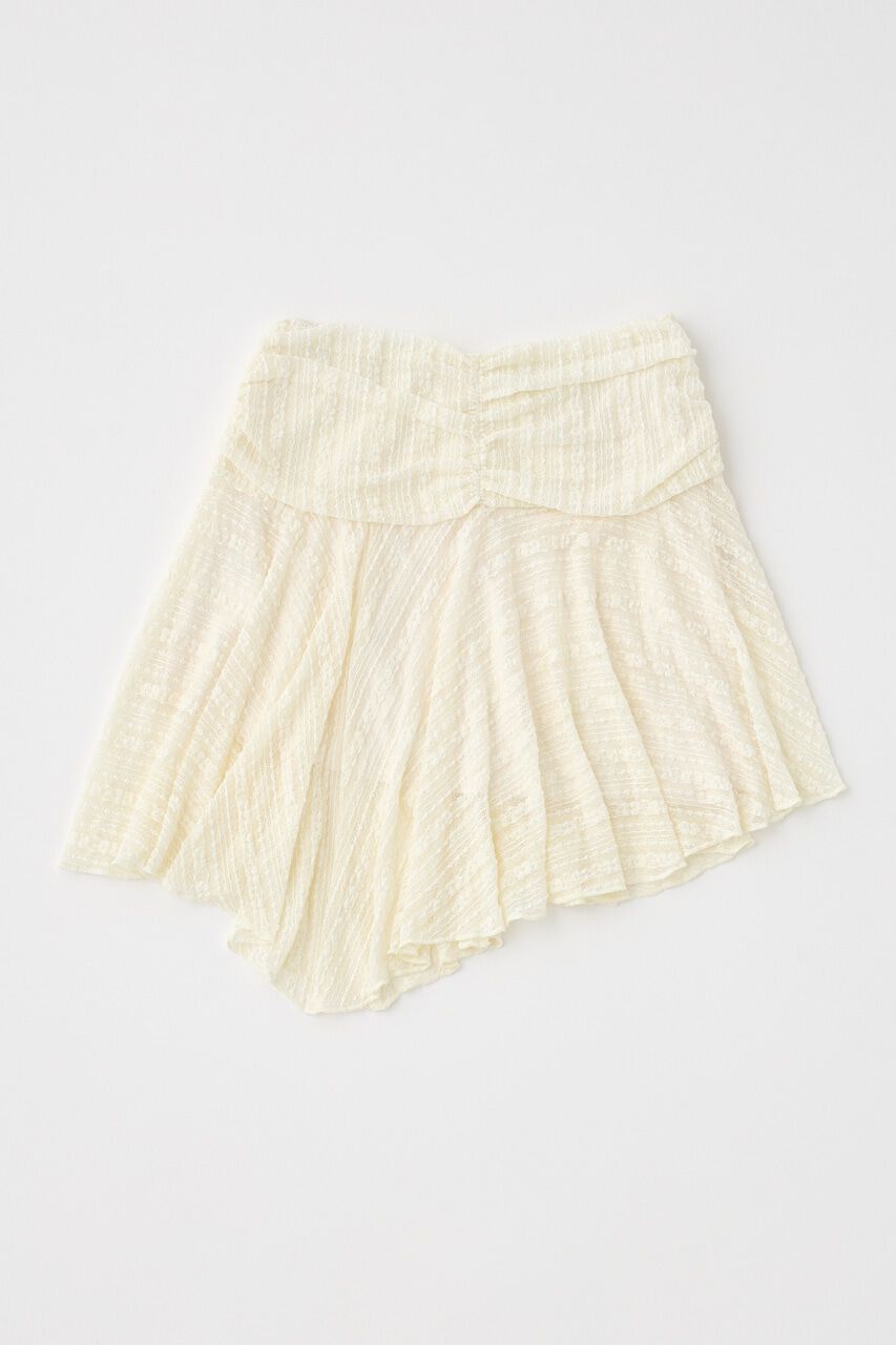 MOUSSY「ASYMMETRIC HEM LACY スカート」|スカート|