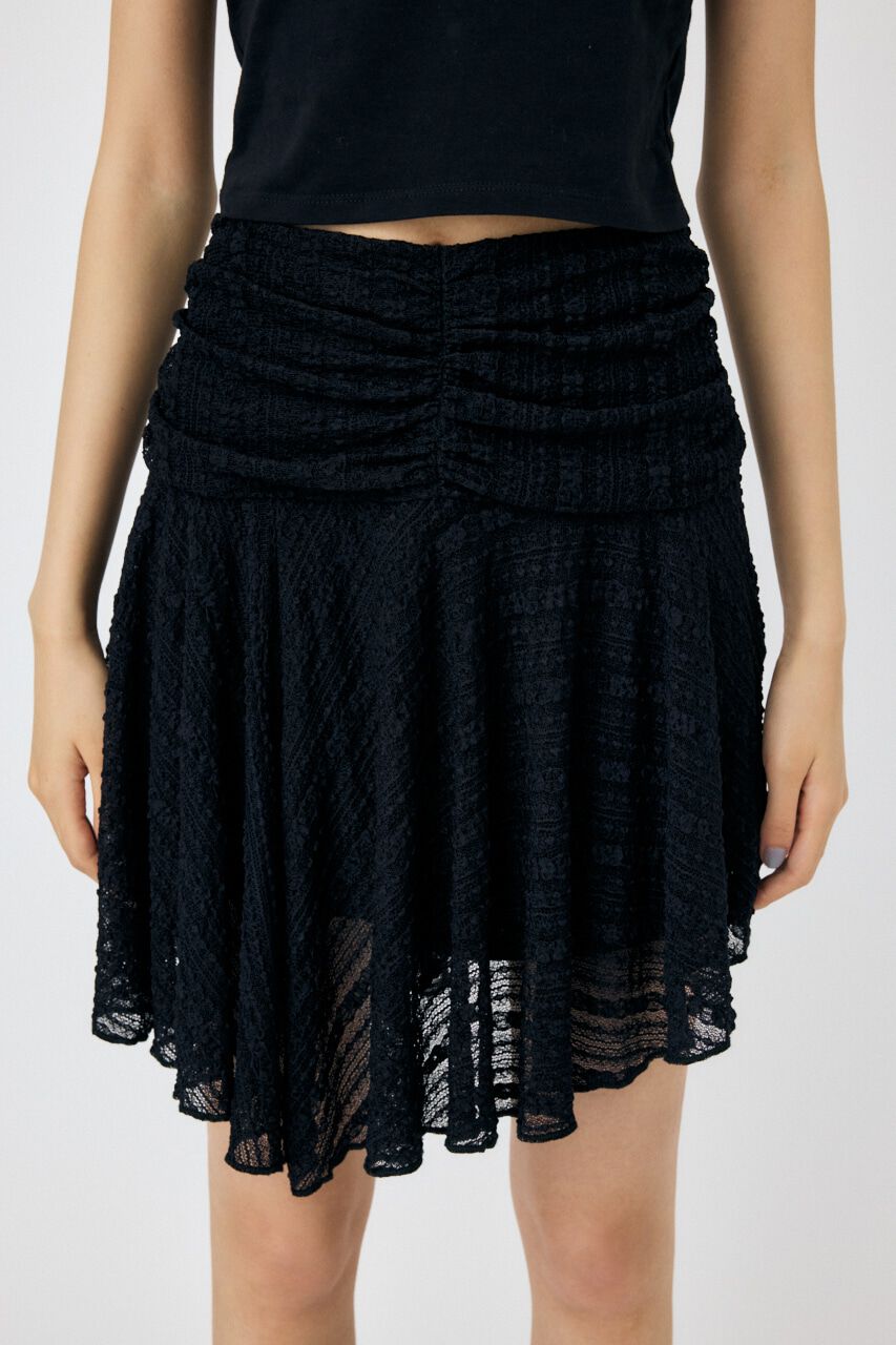 MOUSSY「ASYMMETRIC HEM LACY スカート」|スカート|