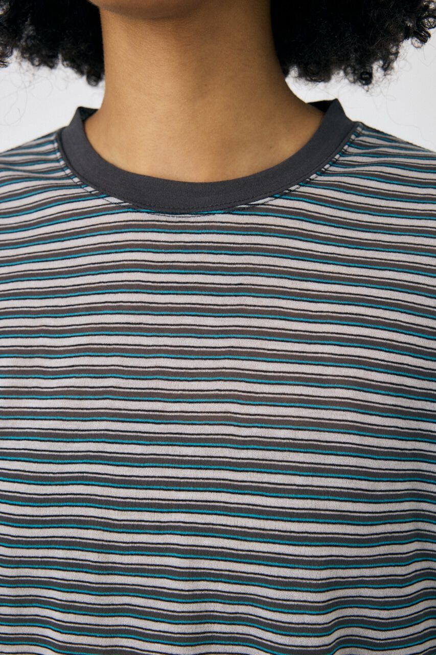 MOUSSY「SHEER BORDER ロンT」|Tシャツ・カットソー|