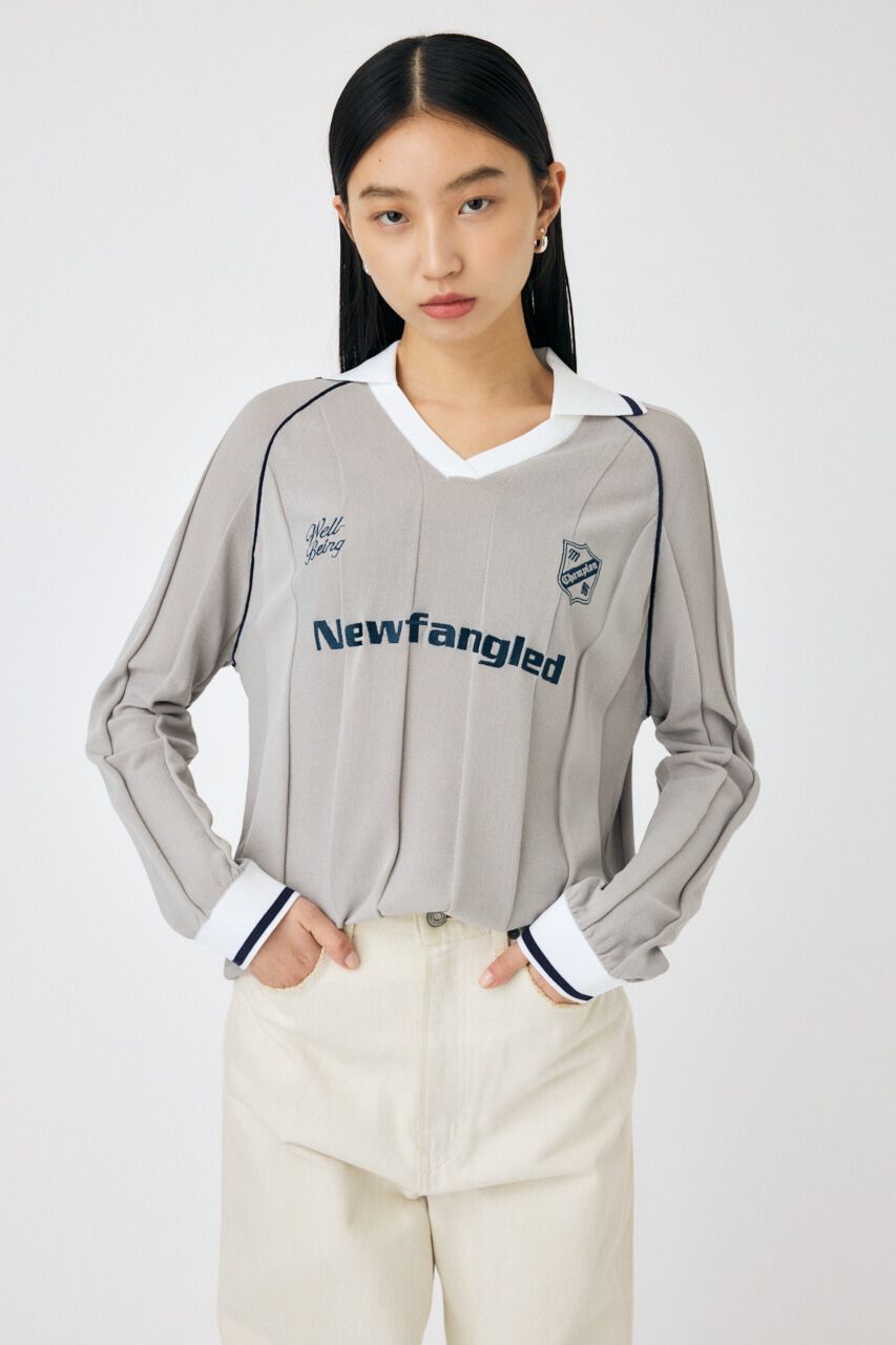 MOUSSY「KNIT ゲームシャツ」|ニット・セーター|