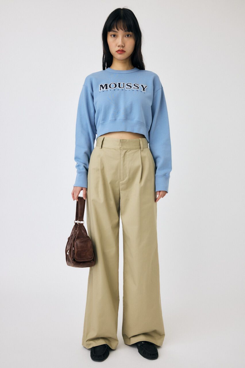 MOUSSY「MOUSSY TWILL アップリケ プルオーバー」|パーカー|