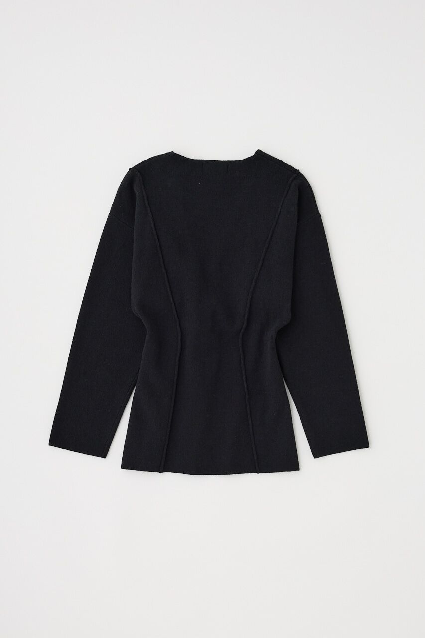 MOUSSY「ニットジャケット　素材の一部にオーガニックコットン使用」|シャツ・ブラウス|