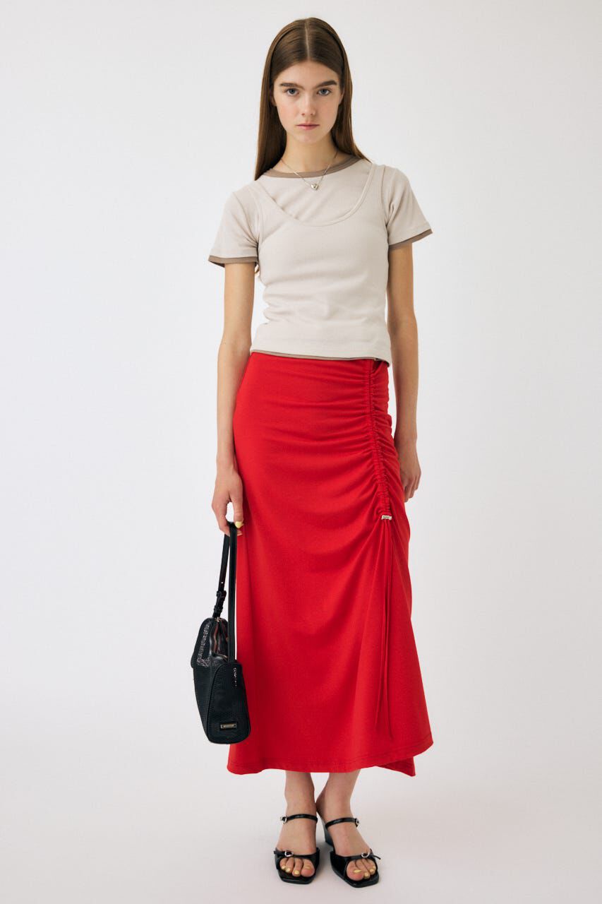 MOUSSY「DRAWSTRING CUT スカート」|スカート|