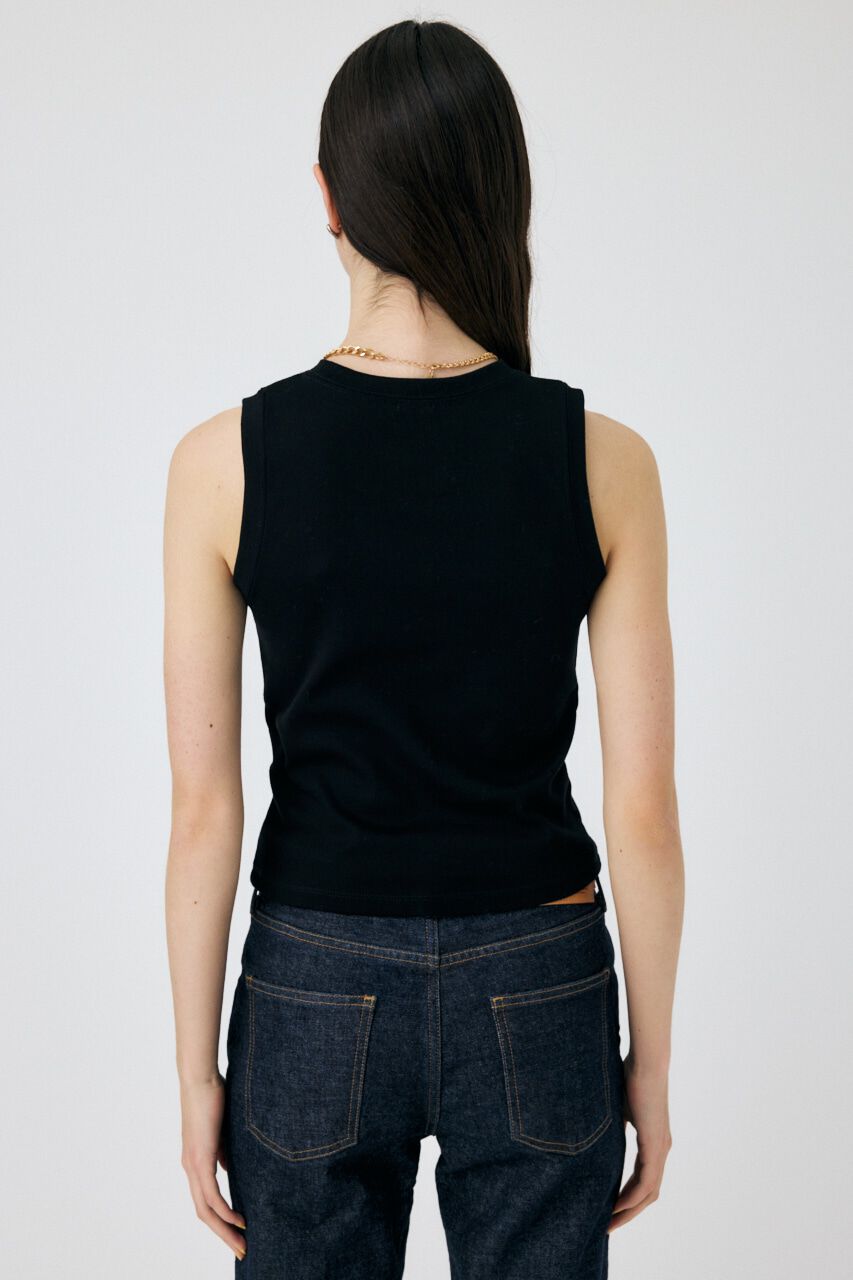 MOUSSY「SUVIN GIZA SLEEVELESS トップス」|タンクトップ|