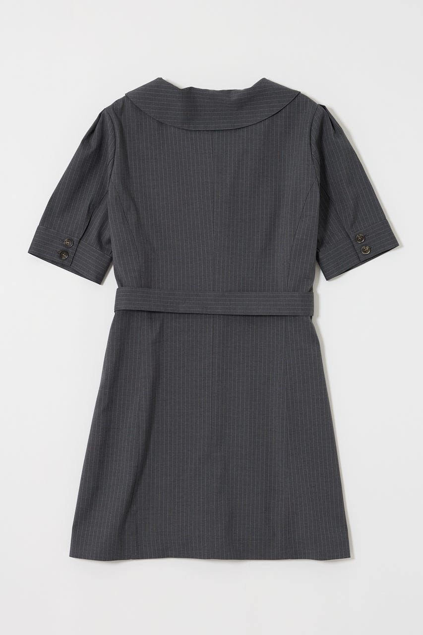 MOUSSY「BIG COLLAR MINI ドレス」|ワンピース|