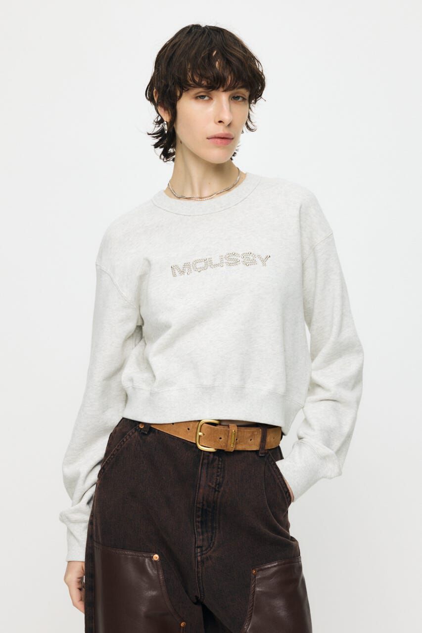 MOUSSY「LITTLE POPS LOGO プルオーバー」|パーカー|