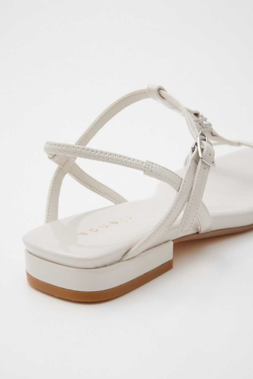 rienda「RRロゴフラットサンダル」|サンダル|