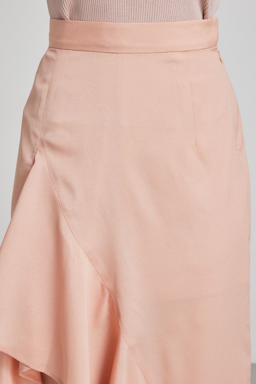 rienda「ラッフルフリルスリットジャストウエストスコショートパンツ」|スカート|