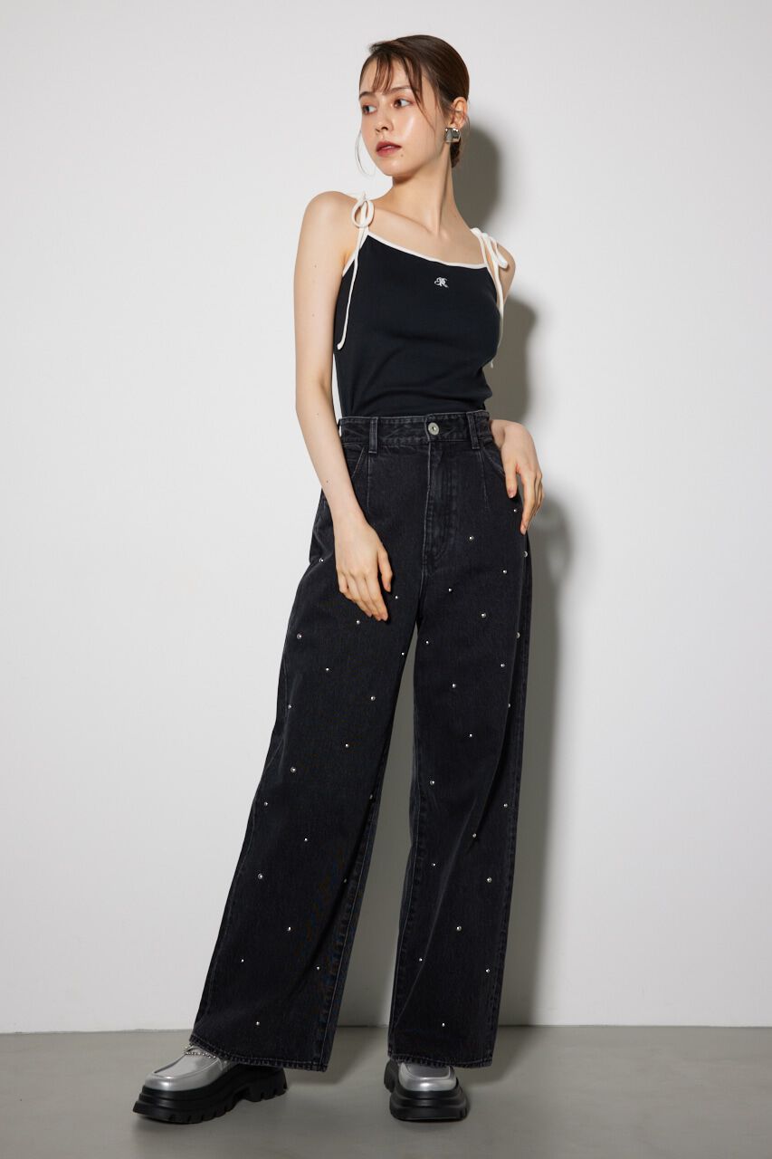 rienda「カップ付きリボンキャミトップス」|キャミソール|