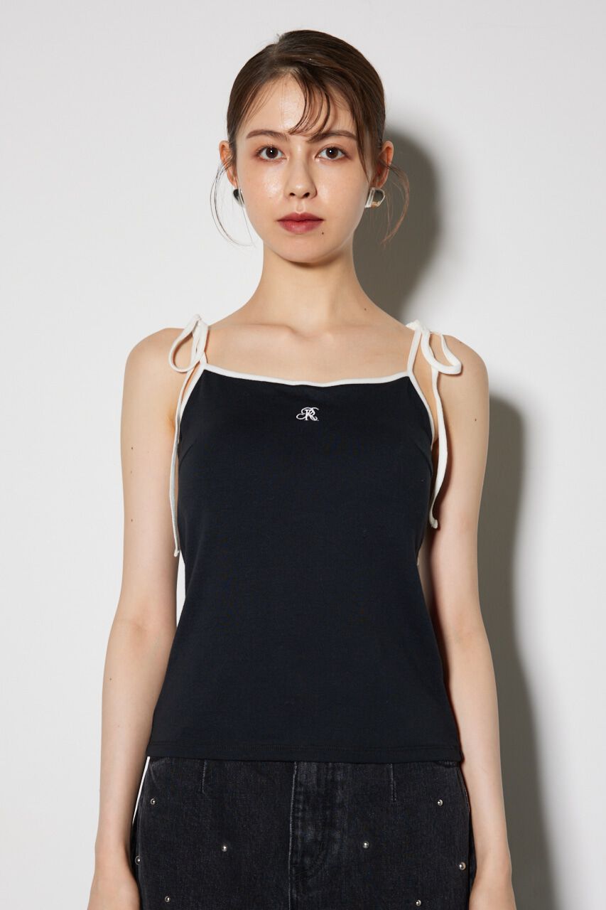rienda「カップ付きリボンキャミトップス」|キャミソール|