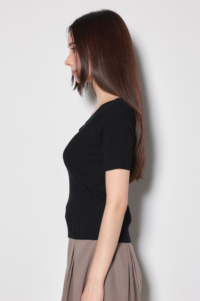 rienda「2WAYアシンメトリーニットトップス」|ニット・セーター|