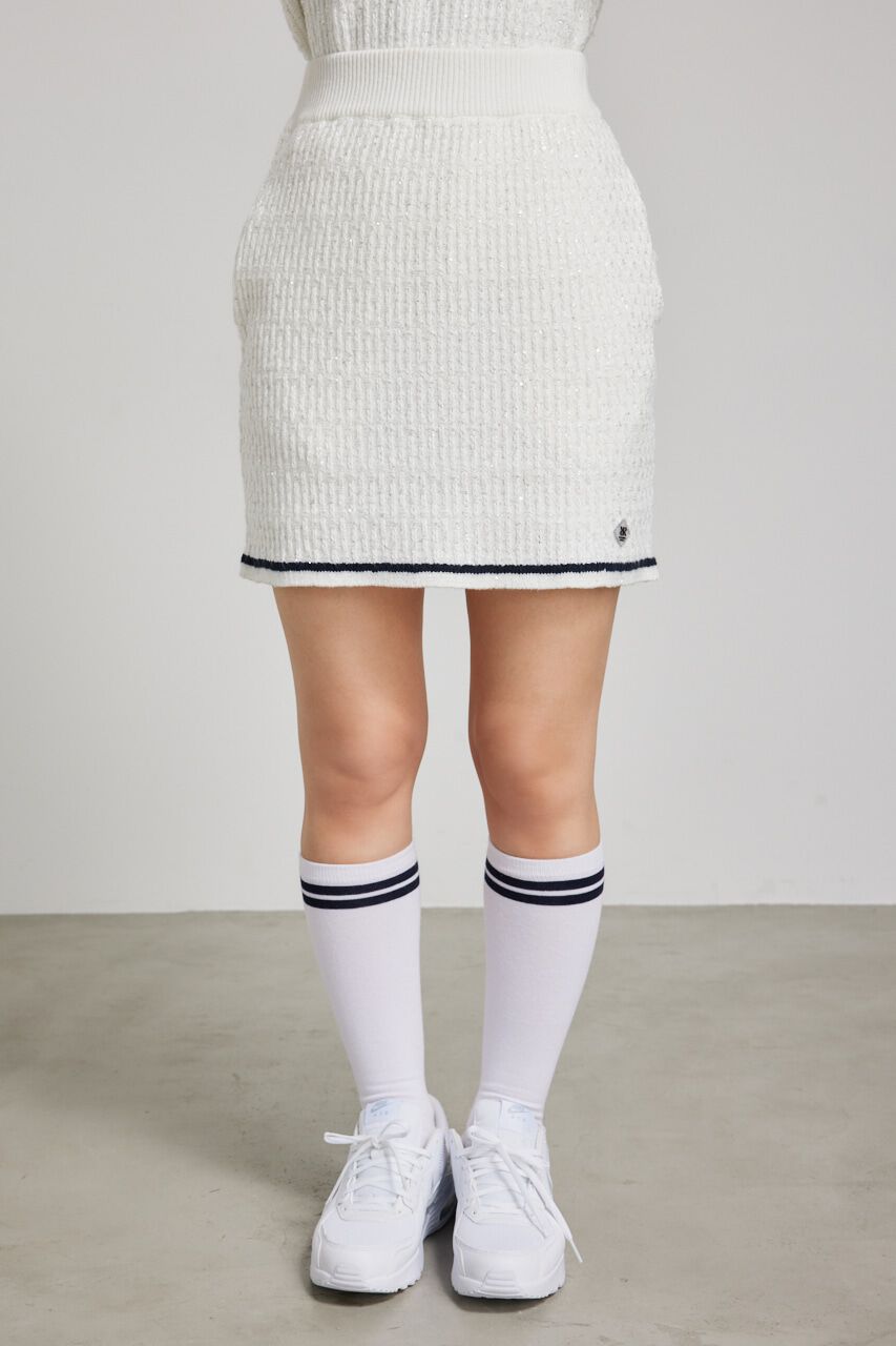 rienda「ニットツイードタイトJW/SK」|スカート|