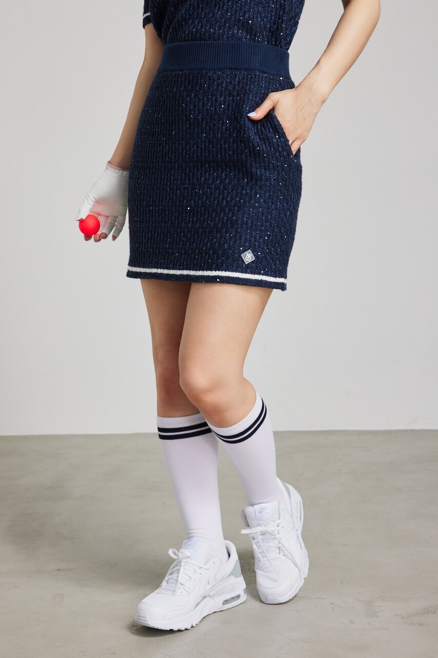 rienda「ニットツイードタイトJW/SK」|スカート|