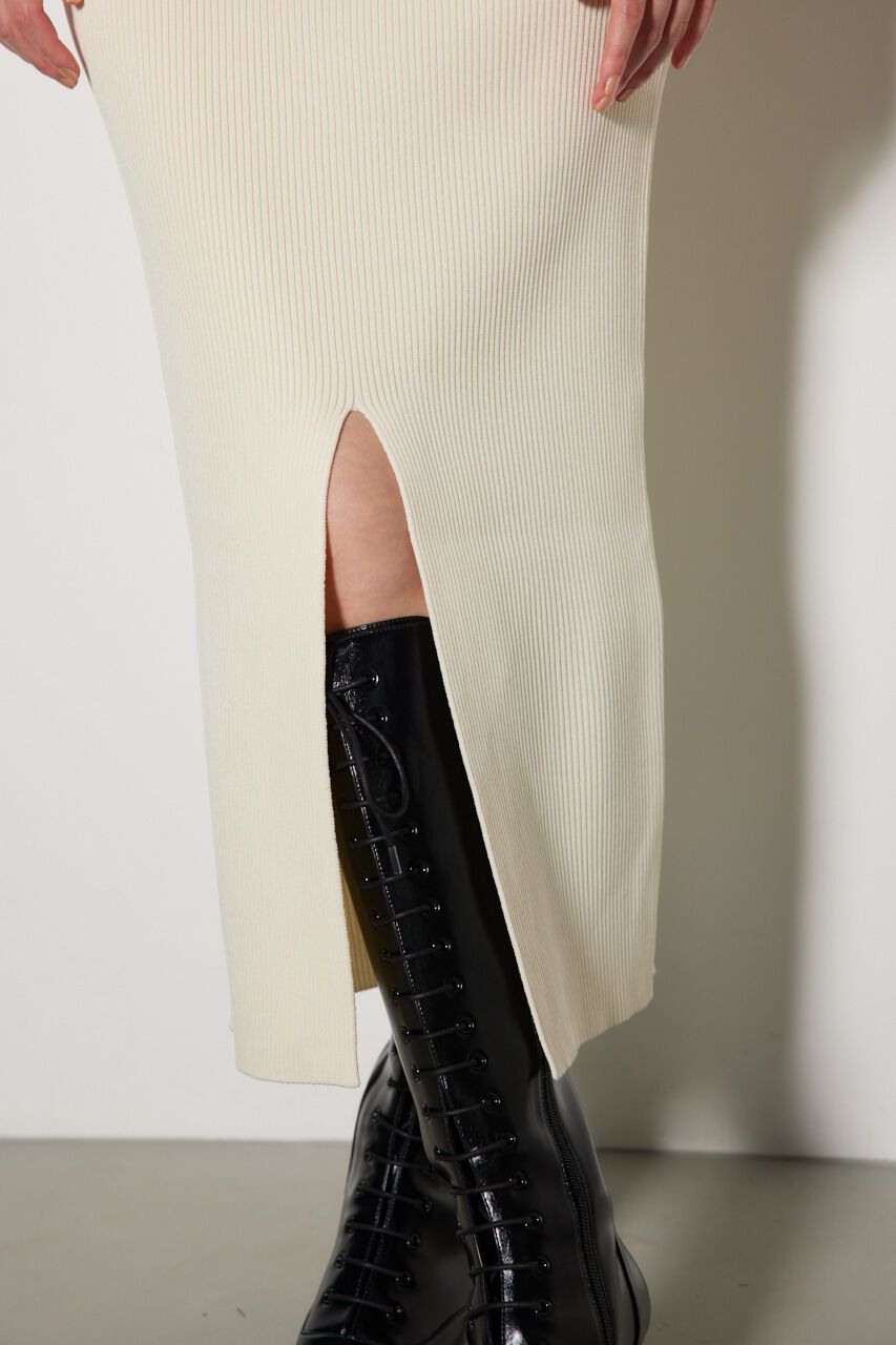 rienda「リボンカーデセットニットワンピース」|ワンピース|