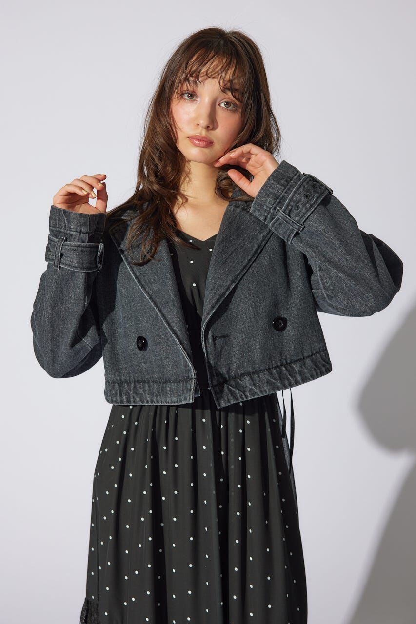 rienda「チュールコンビトレンチコート」|その他|