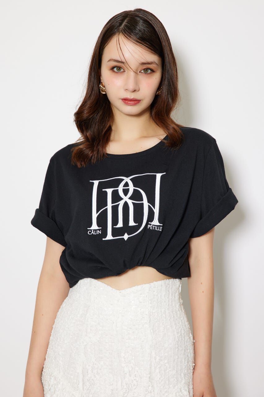 rienda「RDロゴTシャツ」|Tシャツ・カットソー|BLK