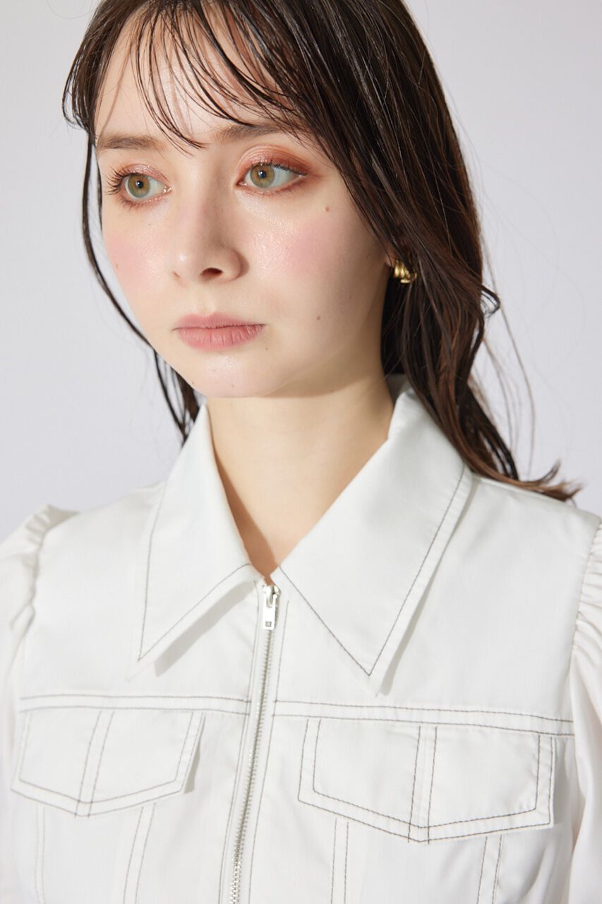 rienda「フロントジップバルーンミニロンパース」|ワンピース|