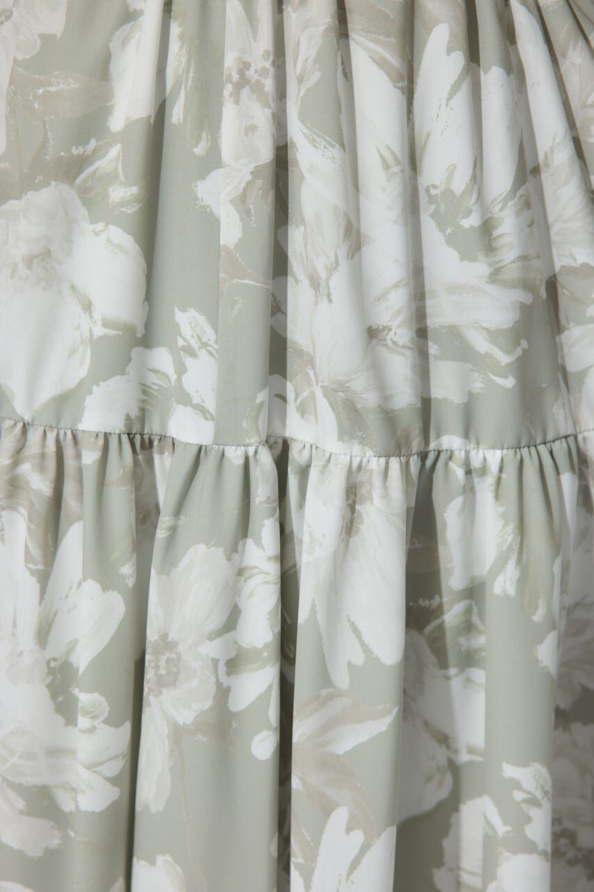 rienda「ホルターネックギャザーフレアワンピース」|ワンピース|