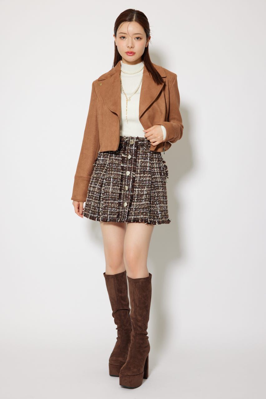 rienda「25AWフェイクスエードライダースジャケット」|その他|