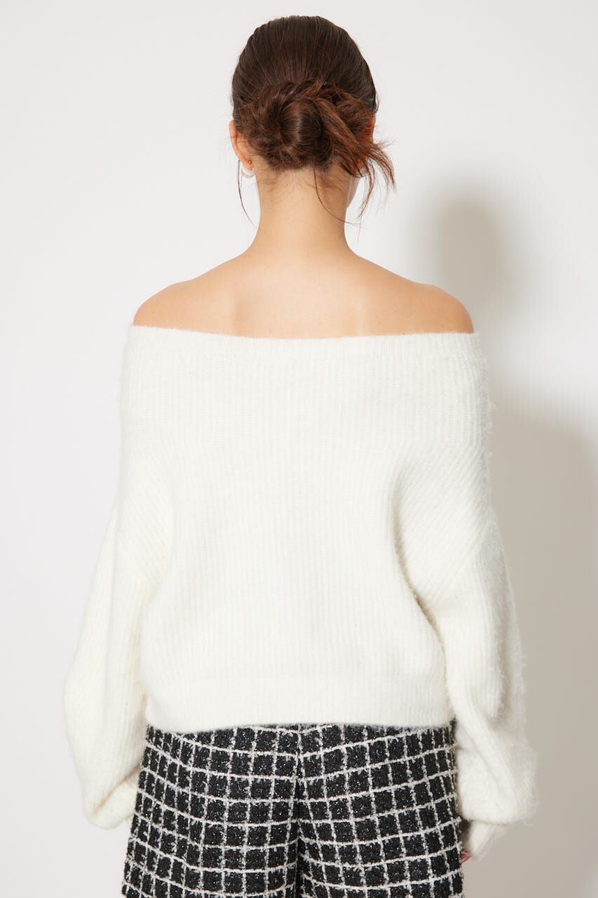 rienda「オフショルニットトップス」|ニット・セーター|