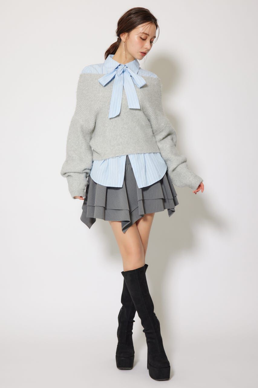 rienda「オフショルニットトップス」|ニット・セーター|