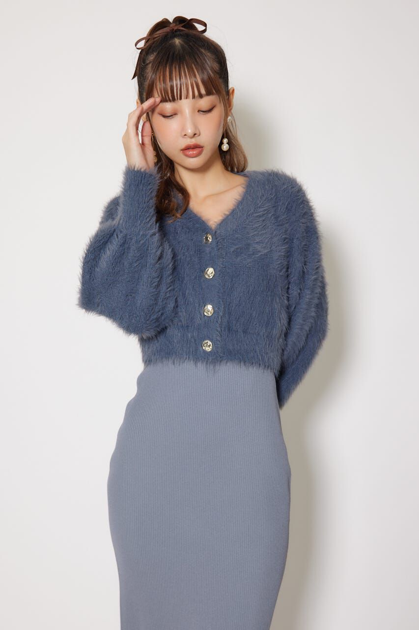 rienda「シャギーカーデセットワンピース」|ワンピース|