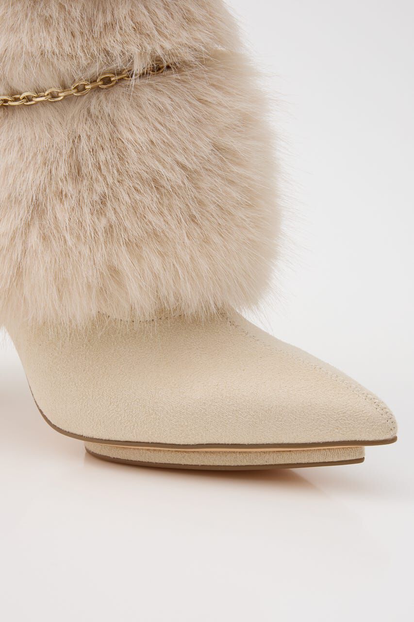 rienda「2WAYフェイクファーレースアップブーティー」|その他|