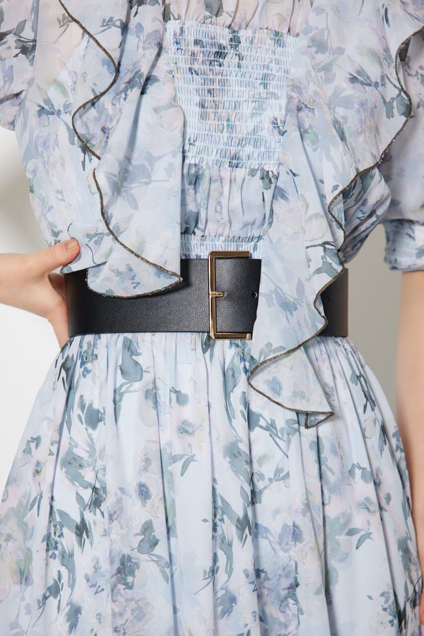 rienda「シック太ベルト」|ベルト|BLK