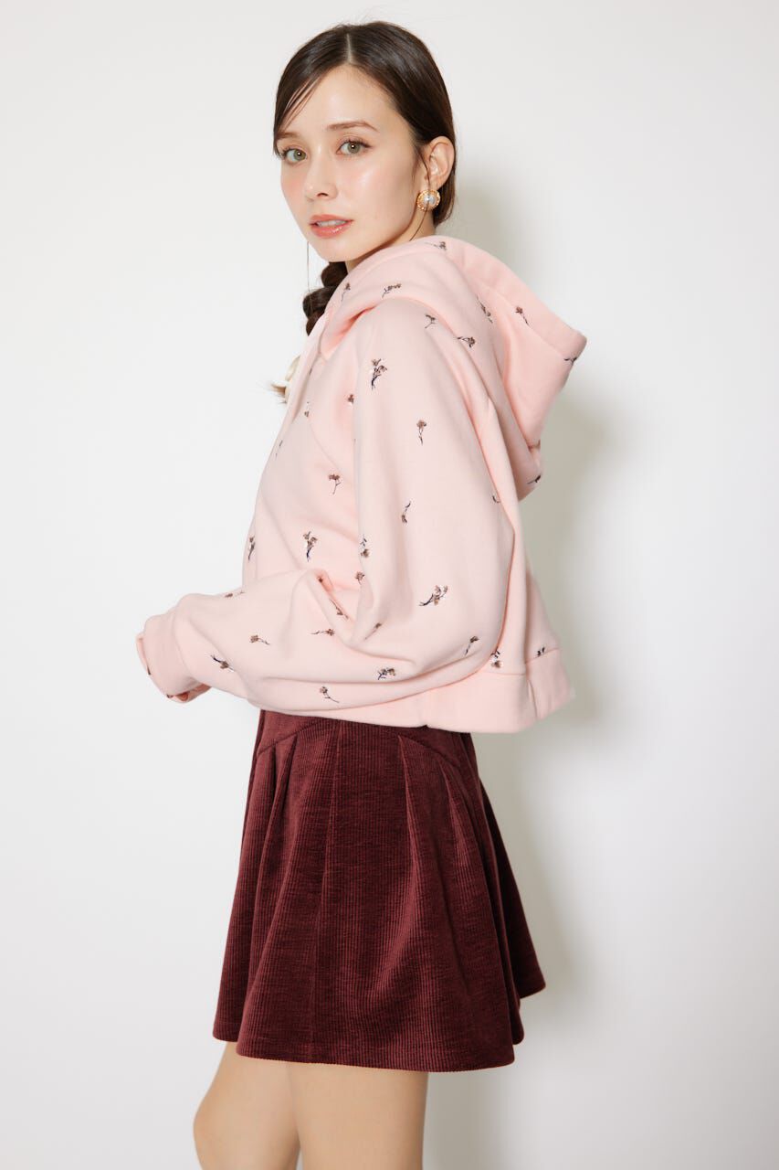 rienda「フラワー刺繍スウェットトップス」|Tシャツ・カットソー|