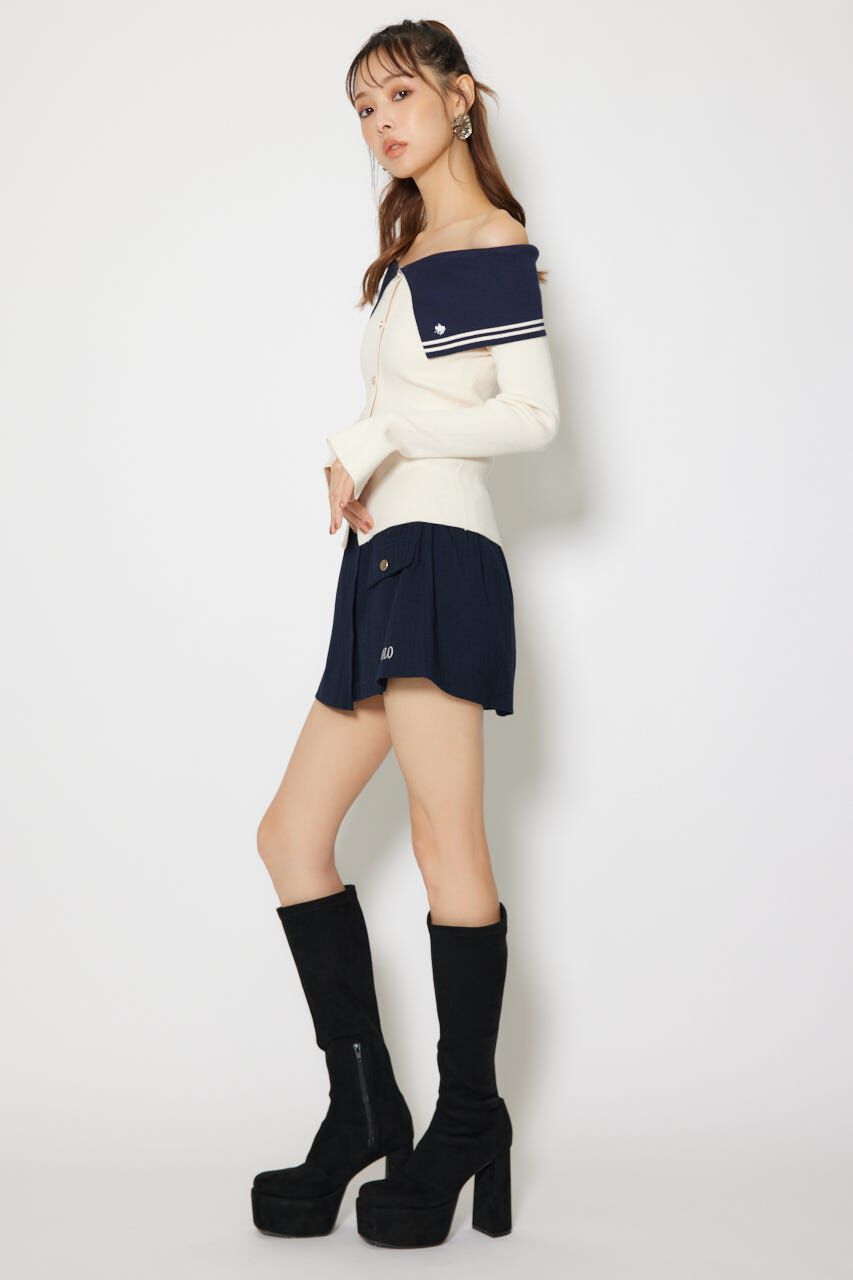 rienda「バイカラーニットトップス」|ニット・セーター|