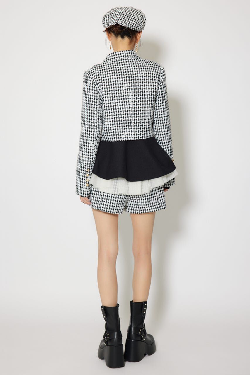 rienda「ハイウエストツイードショートパンツ」|その他|