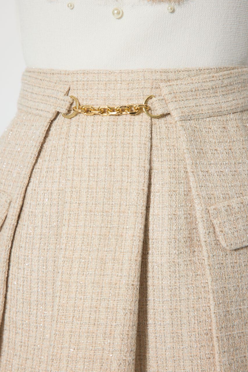 rienda「サイドラップツイードスコートショートパンツ」|その他|