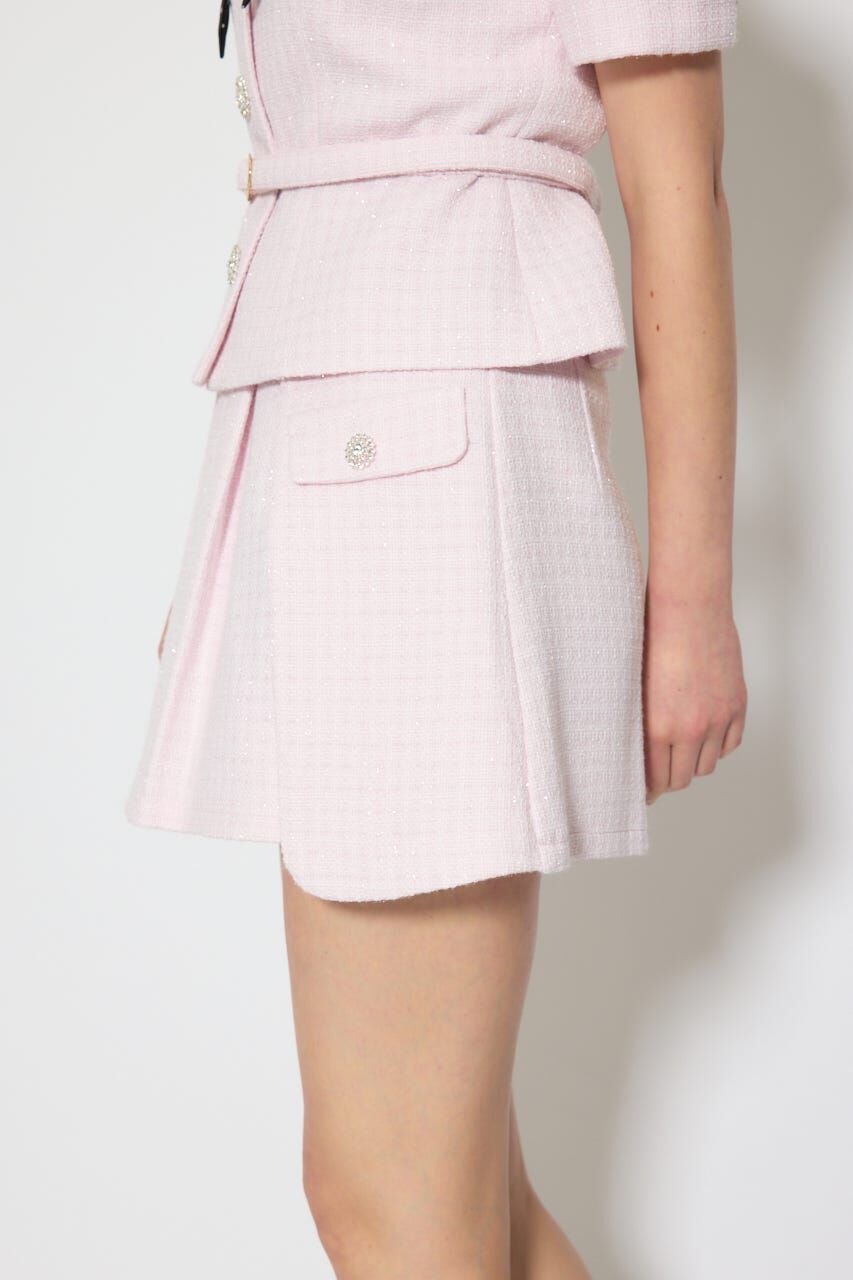 rienda「サイドラップツイードスコートショートパンツ」|その他|