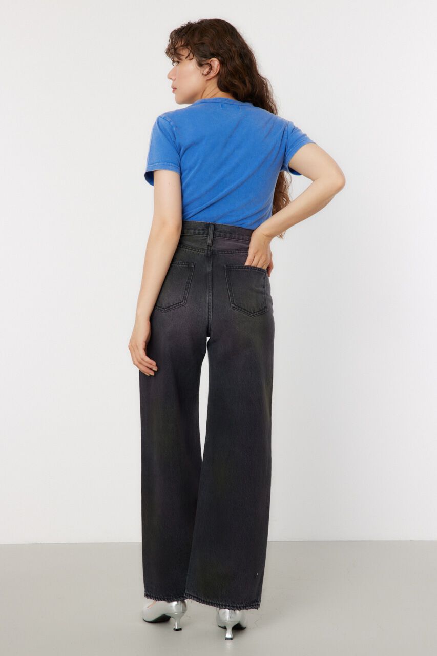 RODEO CROWNS「スプレーワイドパンツ」|デニム|