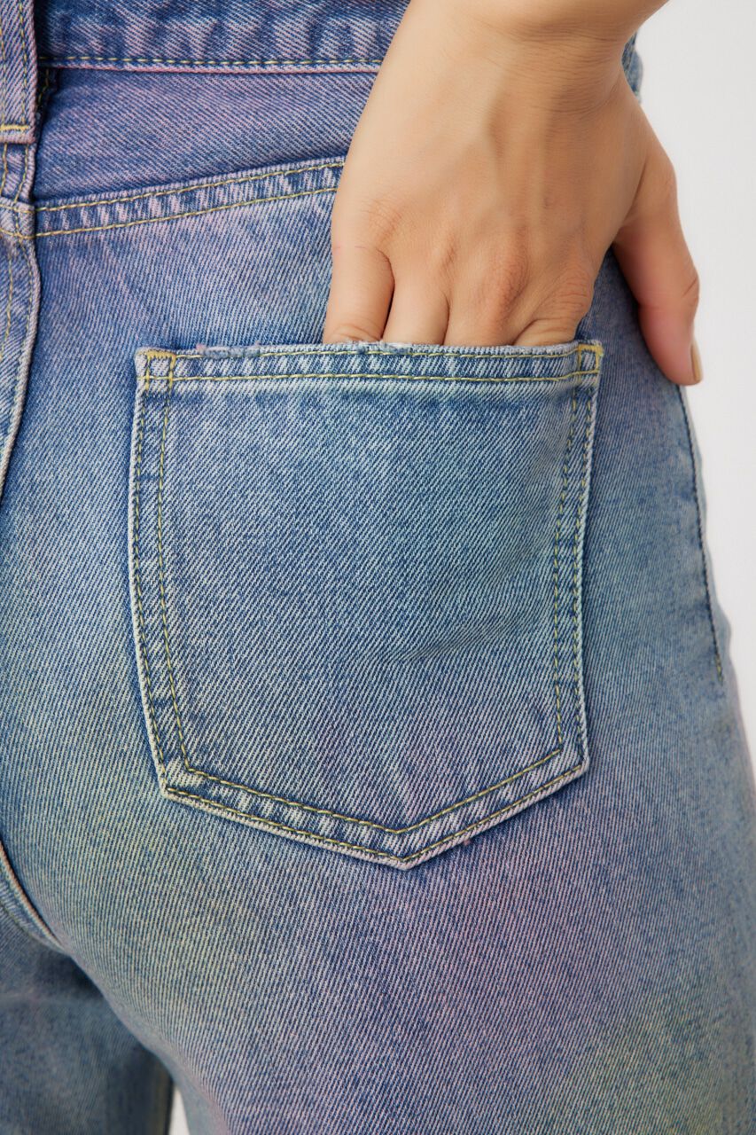 RODEO CROWNS「スプレーワイドパンツ」|デニム|