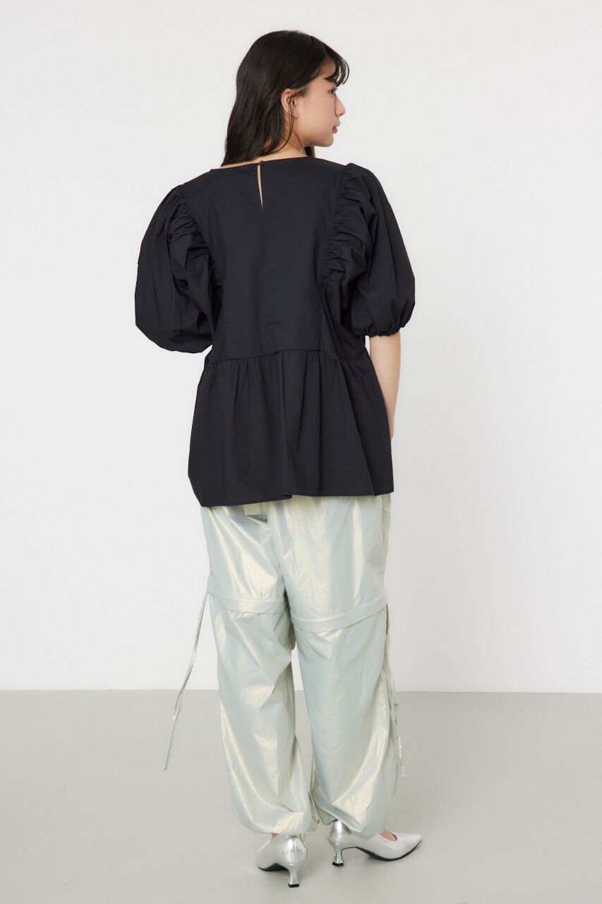 RODEO CROWNS「袖ボリュームペプラムトップス」|シャツ・ブラウス|