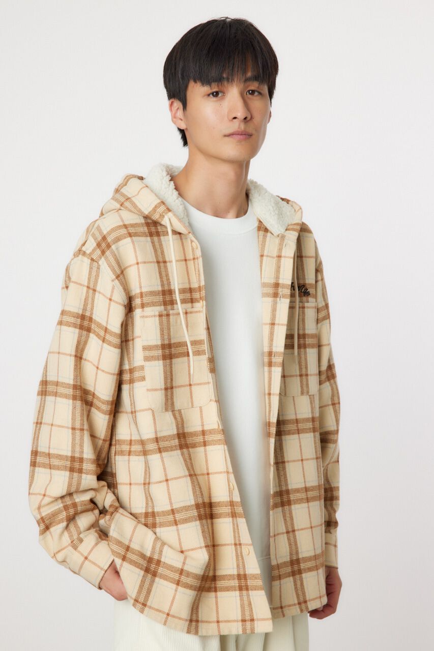 RODEO CROWNS「boa hooded シャツ」|シャツ・ブラウス|