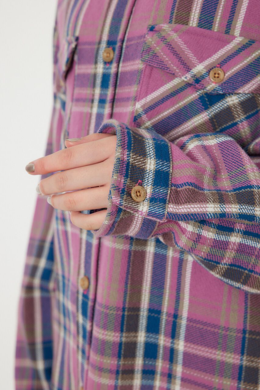 RODEO CROWNS「CHECK OVER シャツ」|シャツ・ブラウス|