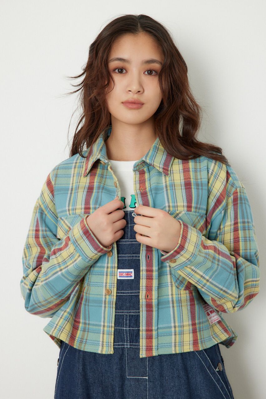 RODEO CROWNS「CHECK OVER シャツ」|シャツ・ブラウス|