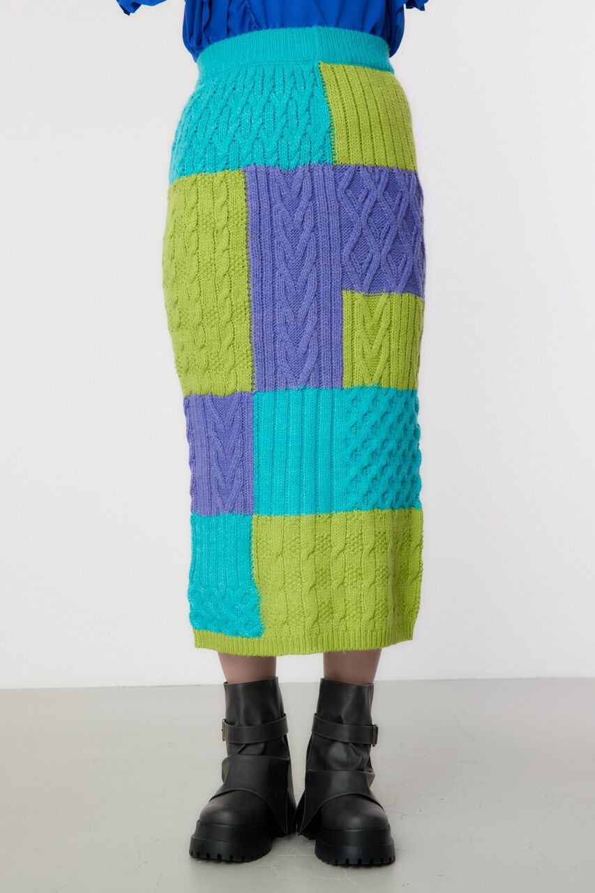 RODEO CROWNS「Custom ケーブルニット スカート」|その他|